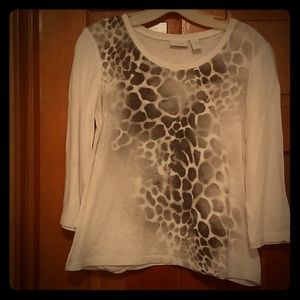 Chicos animal print in beige size 1